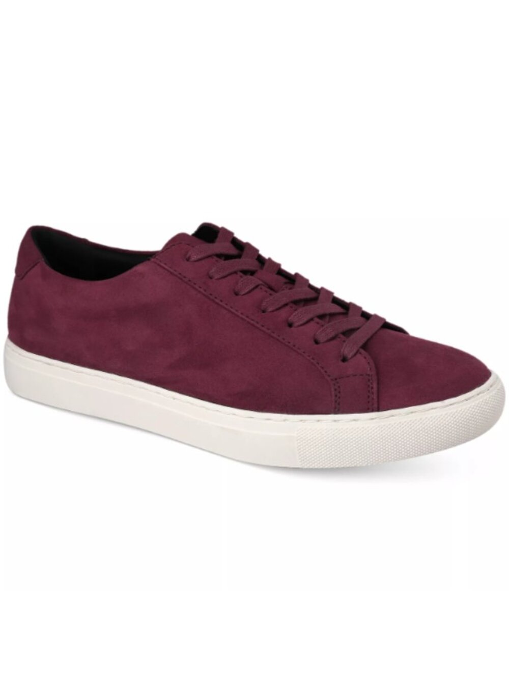 Alfani Men's Grayson Suede Lace-Up Sneakers Burgundy Size 9